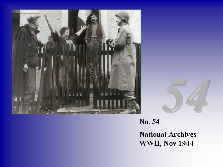 No. 54 54 National Archives WWII, Nov 1944 