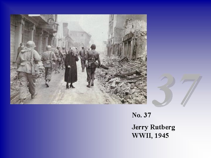 No. 37 37 Jerry Rutberg WWII, 1945 