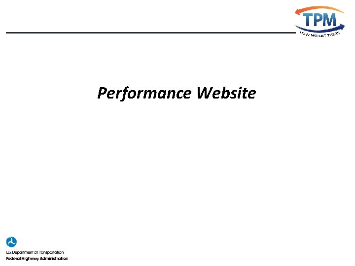 Performance Website 
