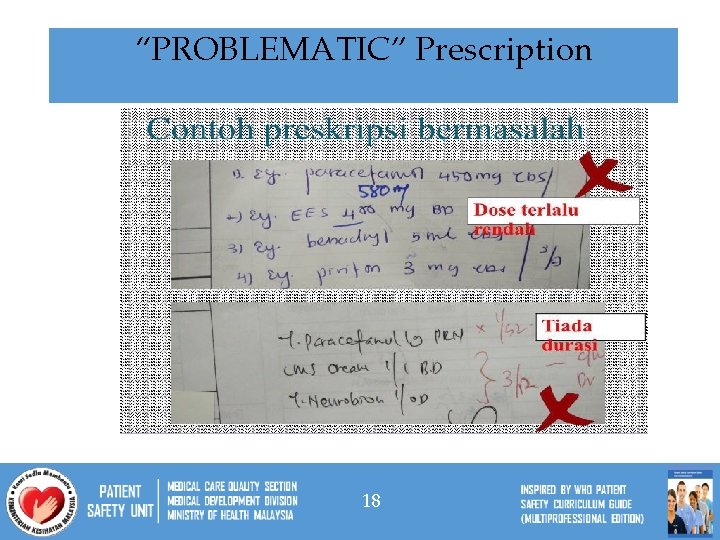 “PROBLEMATIC” Prescription 18 