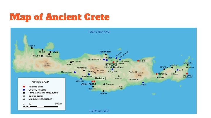 Map of Ancient Crete 