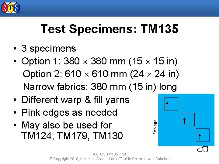 AATCC TM 135 2018 Dimensional Changes of Fabrics
