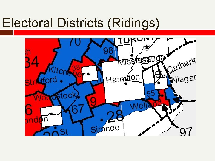 Electoral Districts (Ridings) 