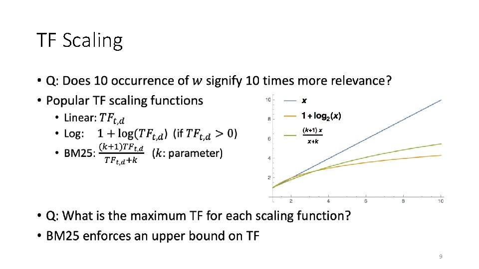 TF Scaling • 9 