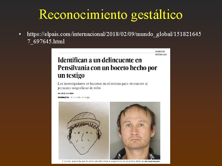 Reconocimiento gestáltico • https: //elpais. com/internacional/2018/02/09/mundo_global/151821645 7_697645. html 