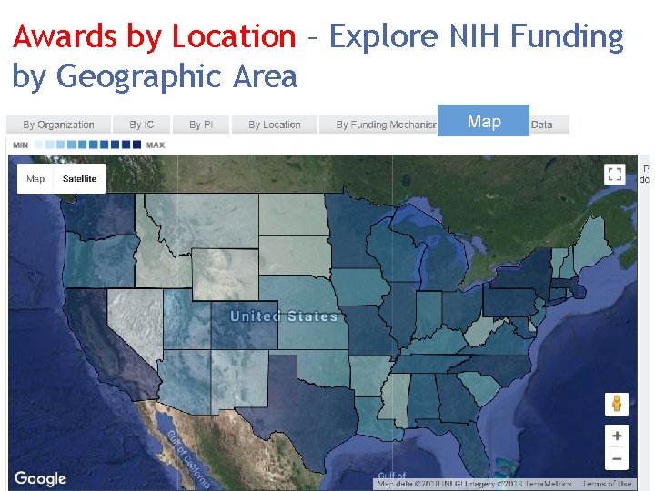 Awards by Location – Explore NIH Funding by Geographic Area 