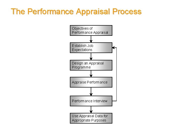 The Performance Appraisal Process Objectives of Performance Appraisal Establish Job Expectations Design an Appraisal