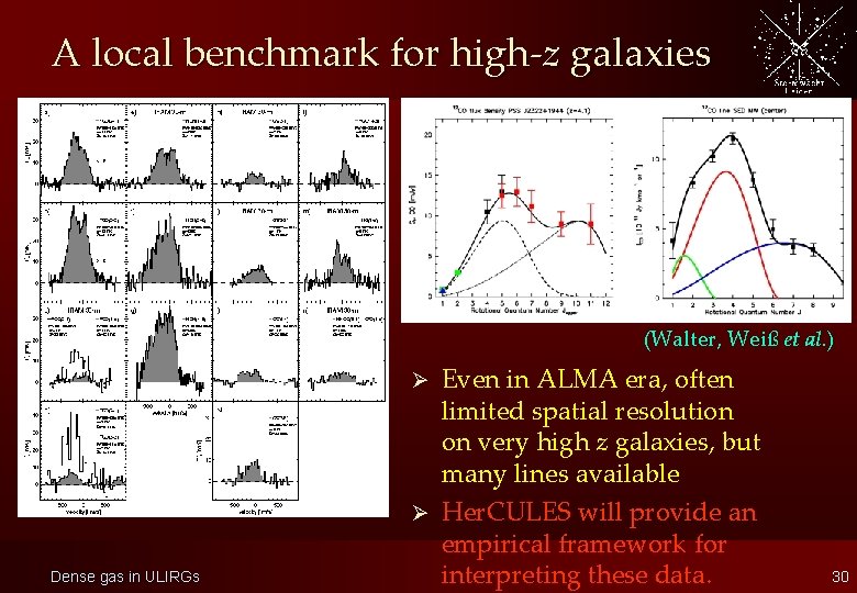 A local benchmark for high-z galaxies (Walter, Weiß et al. ) Even in ALMA