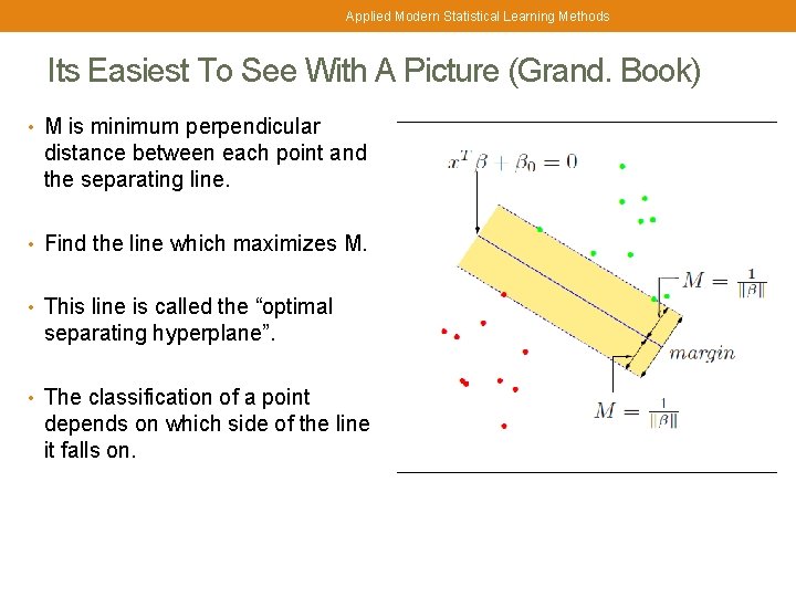 Applied Modern Statistical Learning Methods Its Easiest To See With A Picture (Grand. Book)