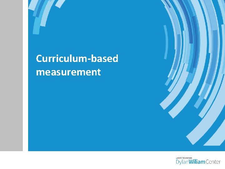 Curriculum-based measurement 