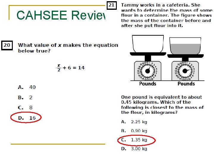 CAHSEE Review 