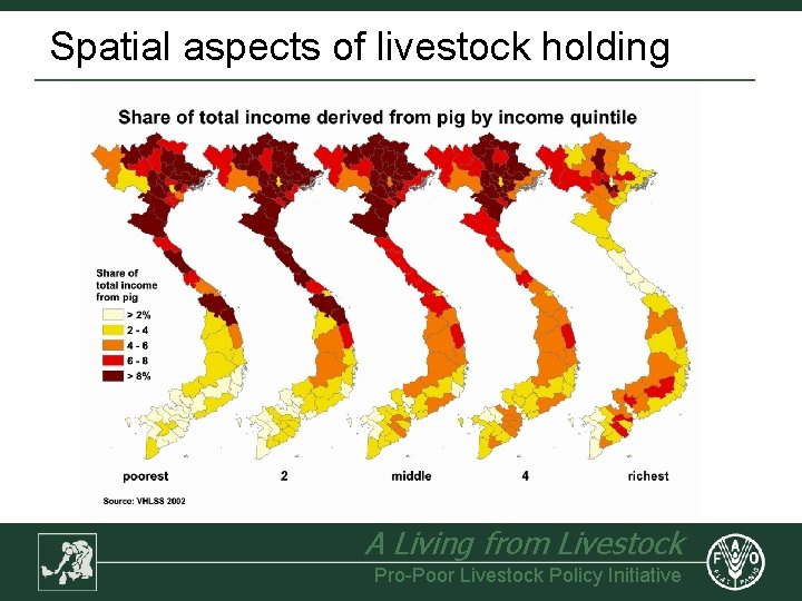 Spatial aspects of livestock holding A Living from Livestock Pro-Poor Livestock Policy Initiative 