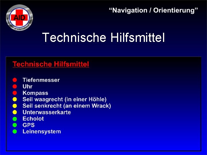 Technische Hilfsmittel 