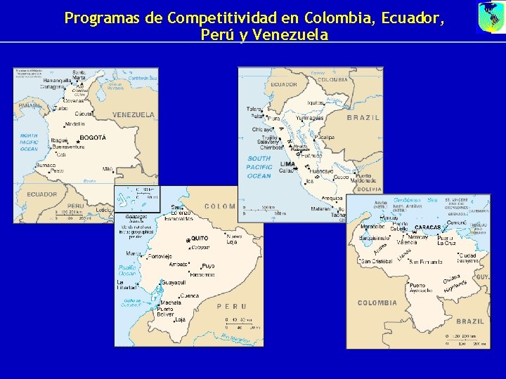 Programas de Competitividad en Colombia, Ecuador, Perú y Venezuela 