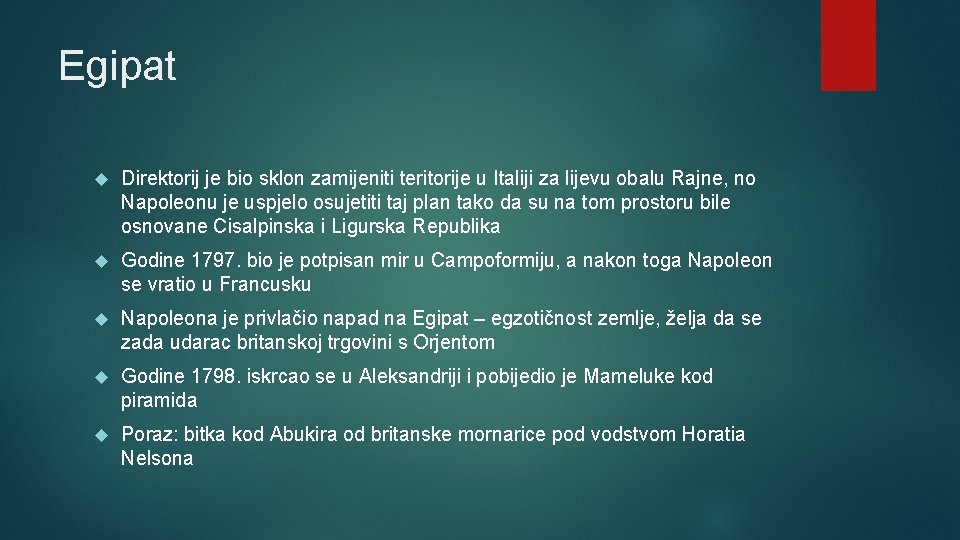 Egipat Direktorij je bio sklon zamijeniti teritorije u Italiji za lijevu obalu Rajne, no Egipat Direktorij je bio sklon zamijeniti teritorije u Italiji za lijevu obalu Rajne, no