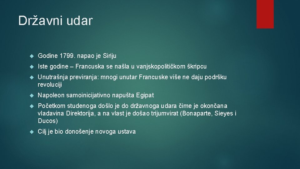 Državni udar Godine 1799. napao je Siriju Iste godine – Francuska se našla u Državni udar Godine 1799. napao je Siriju Iste godine – Francuska se našla u