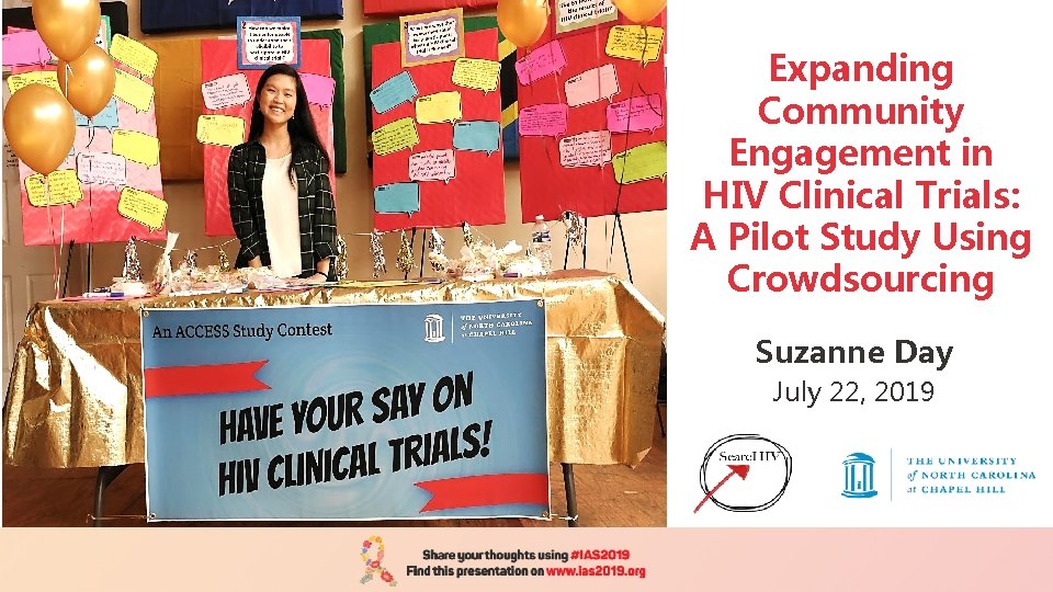 Expanding Community Engagement in HIV Clinical Trials: A Pilot Study Using Crowdsourcing Suzanne Day