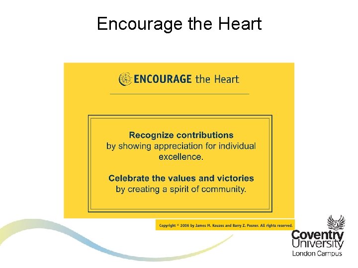 Encourage the Heart 