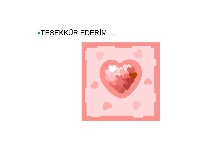 §TEŞEKKÜR EDERİM…. 