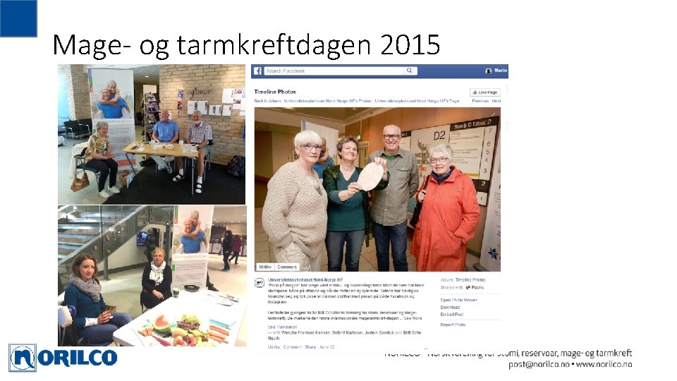 Mage- og tarmkreftdagen 2015 Mage- og tarmkreftdagen 2015
