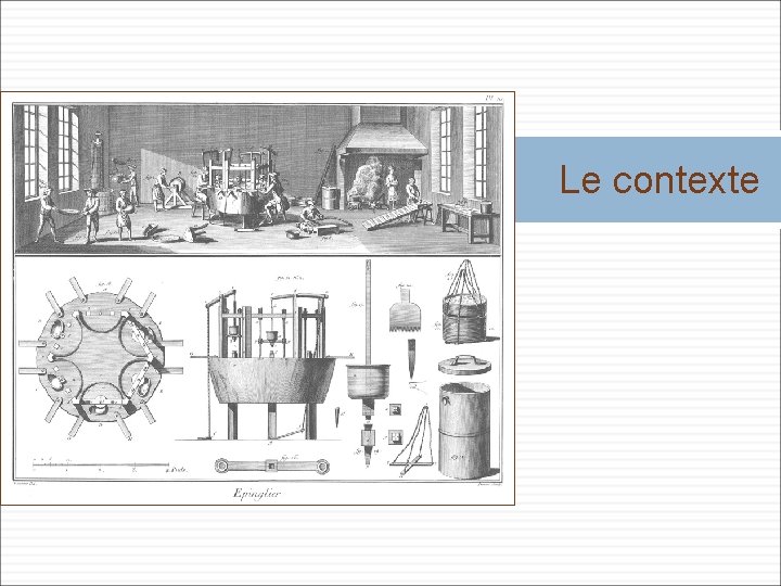 Le contexte Le contexte