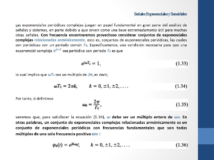 Señales Exponenciales y Senoidales • 