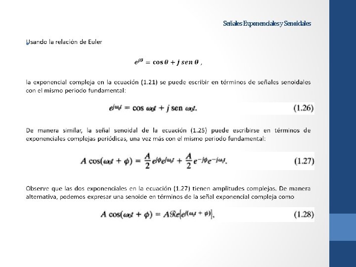 Señales Exponenciales y Senoidales • 