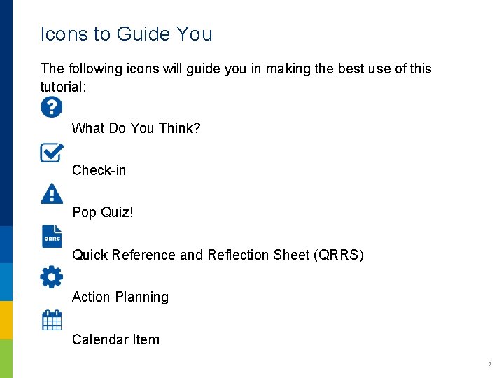 Icons to Guide You The following icons will guide you in making the best Icons to Guide You The following icons will guide you in making the best