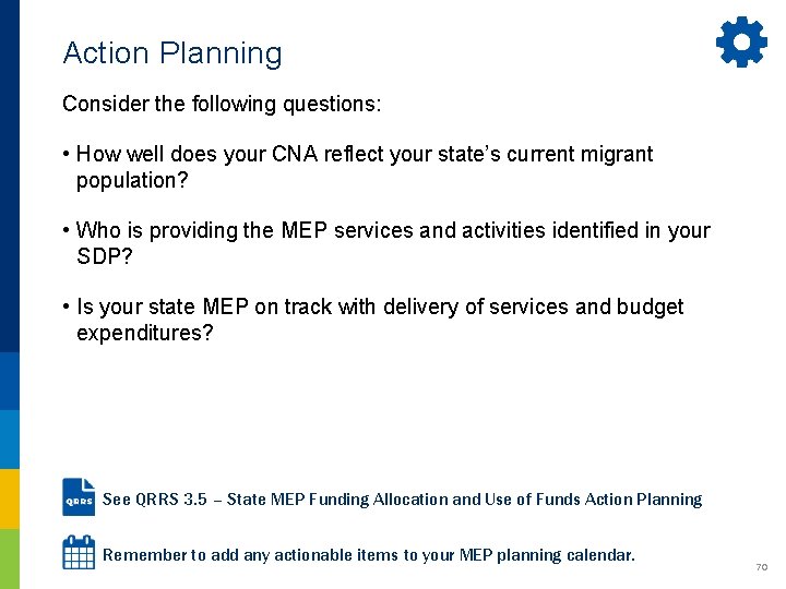 Action Planning Consider the following questions: • How well does your CNA reflect your Action Planning Consider the following questions: • How well does your CNA reflect your