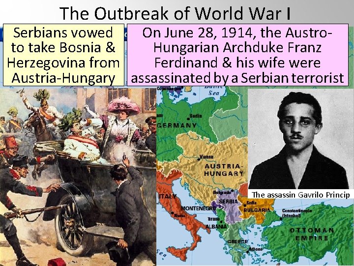 The Outbreak of World War I Serbians vowed On June 28, 1914, the Austroto