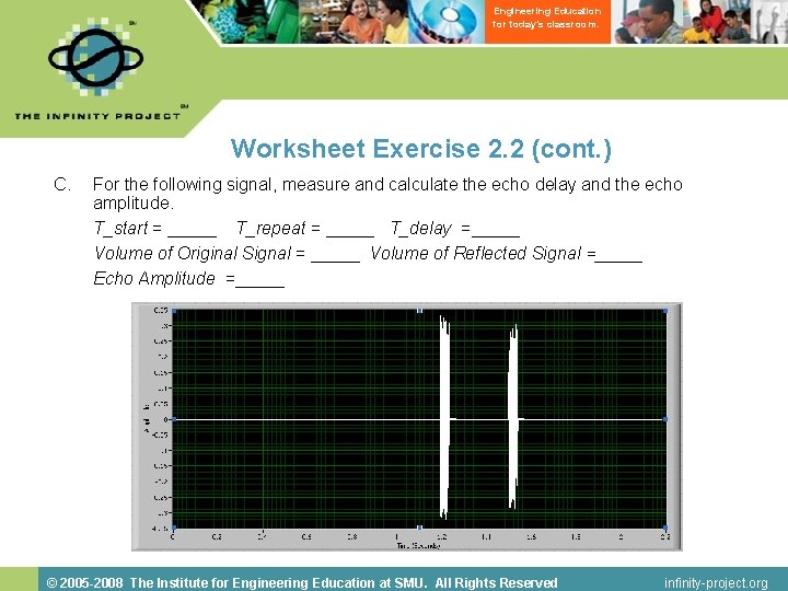 Engineering Education for today’s classroom. Worksheet Exercise 2. 2 (cont. ) C. For the