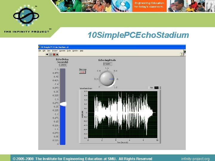 Engineering Education for today’s classroom. 10 Simple. PCEcho. Stadium © 2005 -2008 The Institute