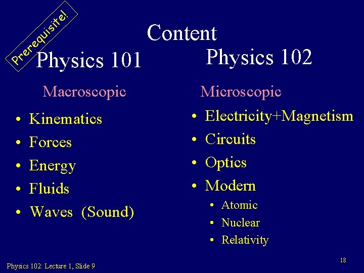 ! e t si Content e r Physics 102 P Physics 101 i u ! e t si Content e r Physics 102 P Physics 101 i u