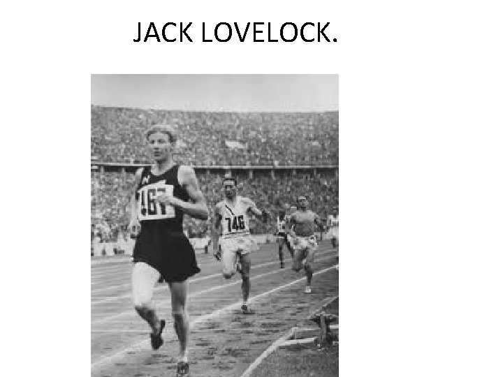 JACK LOVELOCK. 