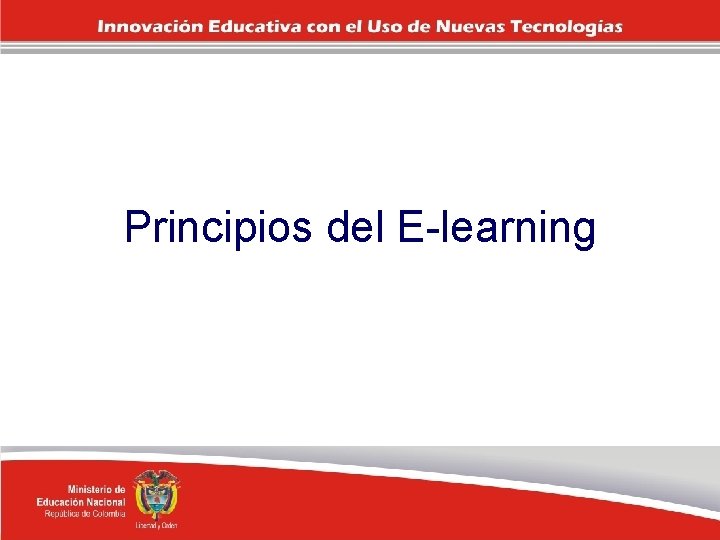 Principios del E-learning 