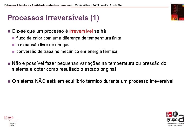 Física para Universitários: Relatividade, oscilações, ondas e calor – Wolfgang Bauer, Gary D. Westfall