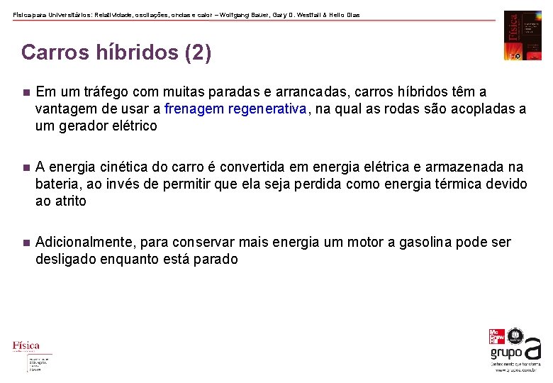 Física para Universitários: Relatividade, oscilações, ondas e calor – Wolfgang Bauer, Gary D. Westfall