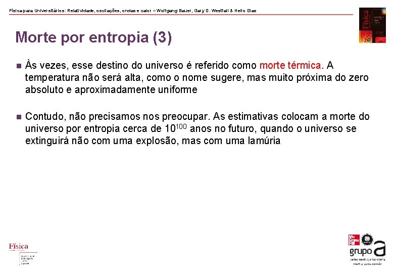 Física para Universitários: Relatividade, oscilações, ondas e calor – Wolfgang Bauer, Gary D. Westfall