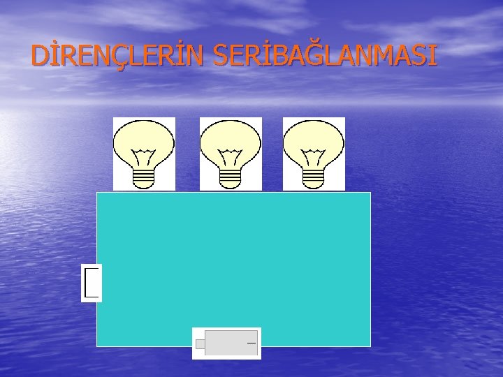 DİRENÇLERİN SERİBAĞLANMASI 