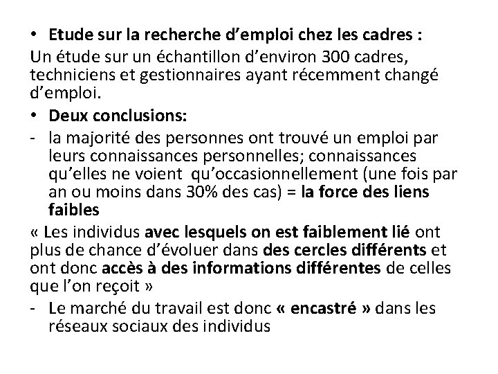 • Etude sur la recherche d’emploi chez les cadres : Un étude sur • Etude sur la recherche d’emploi chez les cadres : Un étude sur