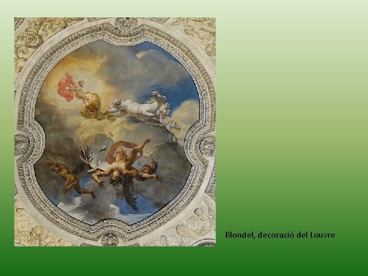 Blondel, decoració del Louvre Blondel, decoració del Louvre