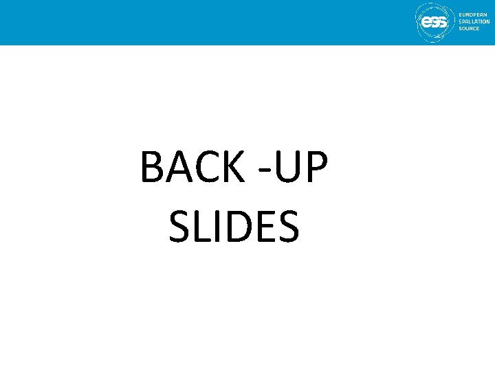 BACK -UP SLIDES 