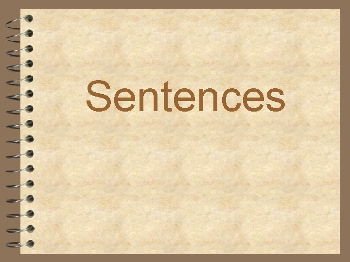 Sentences 