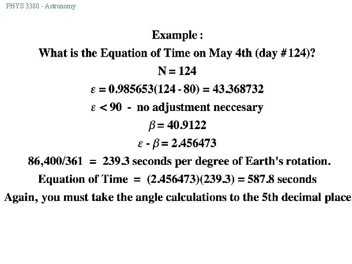 PHYS 3380 - Astronomy 