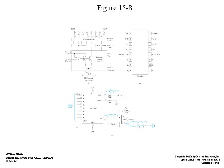 Figure 15 -8 William Kleitz Digital Electronics with VHDL, Quartus® II Version Copyright ©