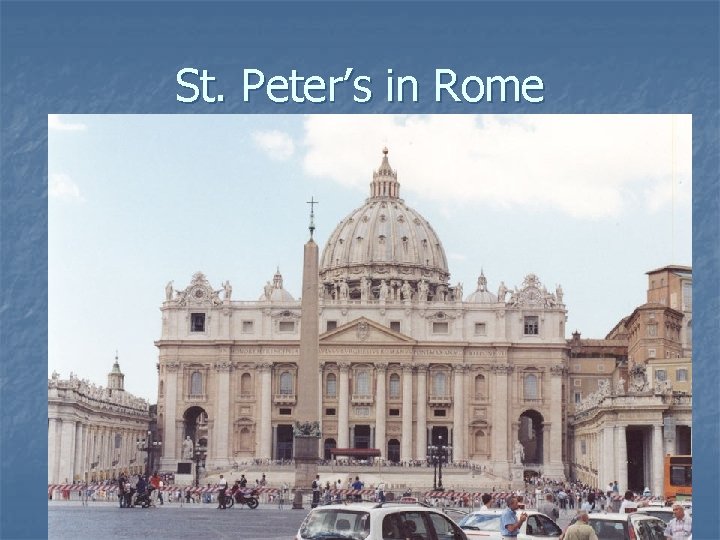 St. Peter’s in Rome 