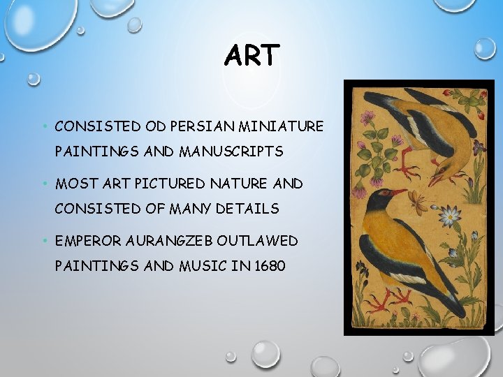 ART • CONSISTED OD PERSIAN MINIATURE PAINTINGS AND MANUSCRIPTS • MOST ART PICTURED NATURE