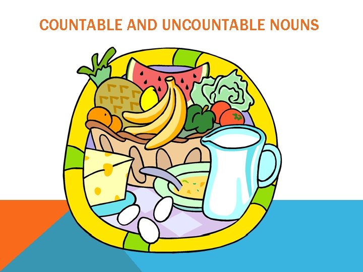 COUNTABLE AND UNCOUNTABLE NOUNS 