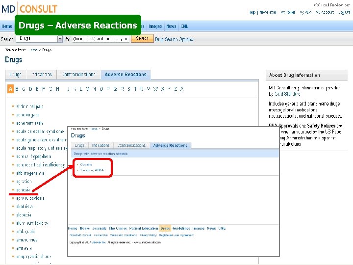 Drugs – Adverse Reactions 