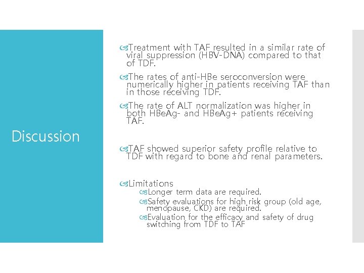 biochemical responses between taf